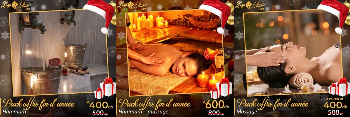 Zen thai spa promotion fin d'année 